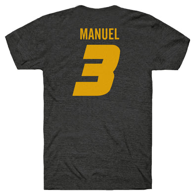 Mizzou Tigers Football Replica Player NIL #3 Martez Manual Black T-Shirt Jersey