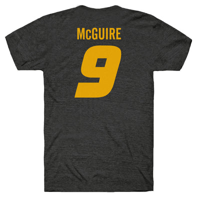 Mizzou Tigers Football Replica Player NIL #9 Isaiah McGuire Black T-Shirt Jersey
