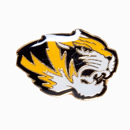 Mizzou Tiger Head Lapel Pin