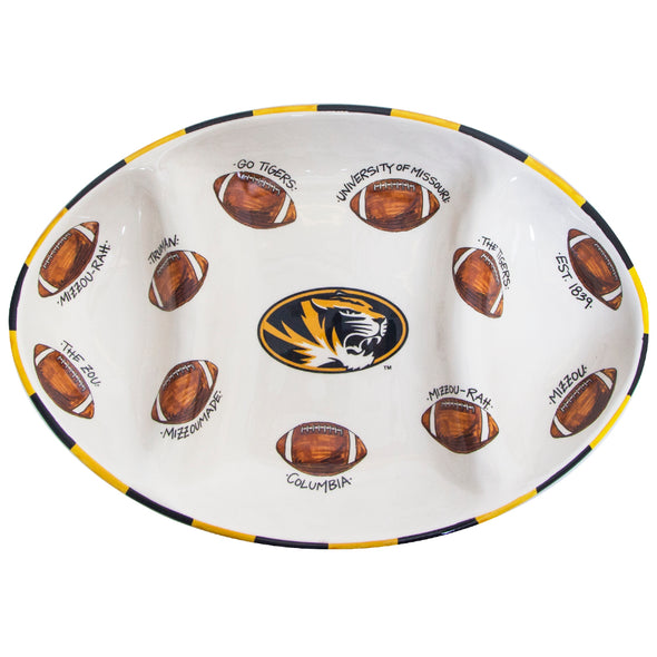Mizzou Football Ceramic Platter