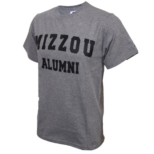 Mizzou Alumni Grey Short Sleeve Crew Neck T-Shirt