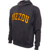 Mizzou Tigers Champion® Tackle Twill Felt Charcoal Hoodie