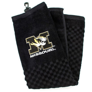 Missouri Tiger Head Woven Golf Towel