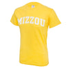 Mizzou Yellow Daisy Crew Neck T-Shirt