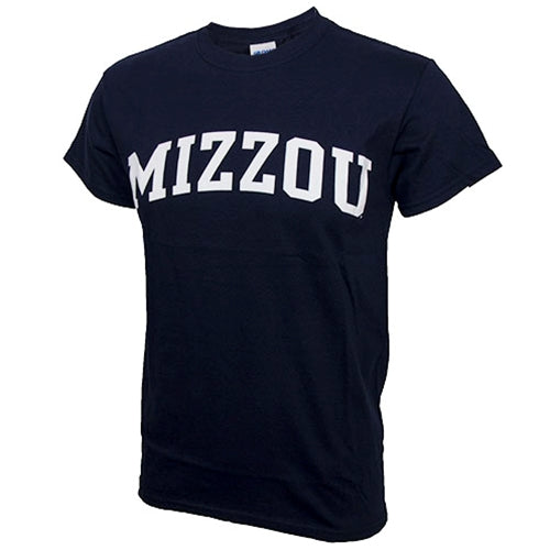 Mizzou Navy Blue Crew Neck T-Shirt