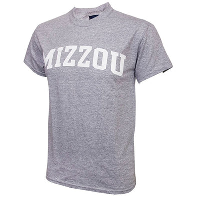 Mizzou Sports Grey Crew Neck T-Shirt