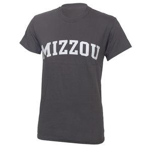 Mizzou Charcoal Short Sleeve Crew Neck T-Shirt