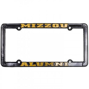 Mizzou Alumni Black License Plate Frame