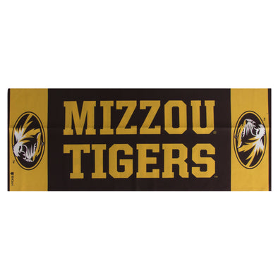 Mizzou Tigers Black & Gold Cooling Towel
