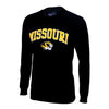 Missouri Tiger Head Black Long Sleeve T-Shirt