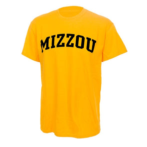 Mizzou Gold Short Sleeve Crew Neck T-Shirt