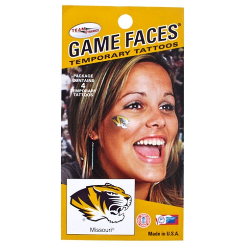 Mizzou Oval Tiger Head Tattoo