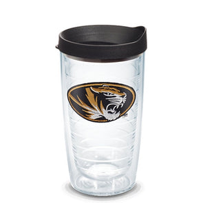 Missouri M Tiger Head Tervis Small Clear Plastic Tumbler