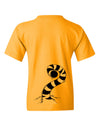 Mizzou Youth Truman with Tail Gold Short Sleeve Crew Neck T-Shirt