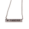 Tigers Silver Bar 18" Necklace