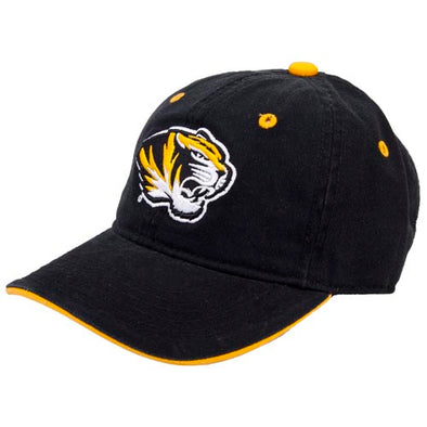 Mizzou Kids' 3-D Tiger Head Black Hat