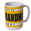 University of Missouri Grandma Oval Tiger Head Black and Gold Mug