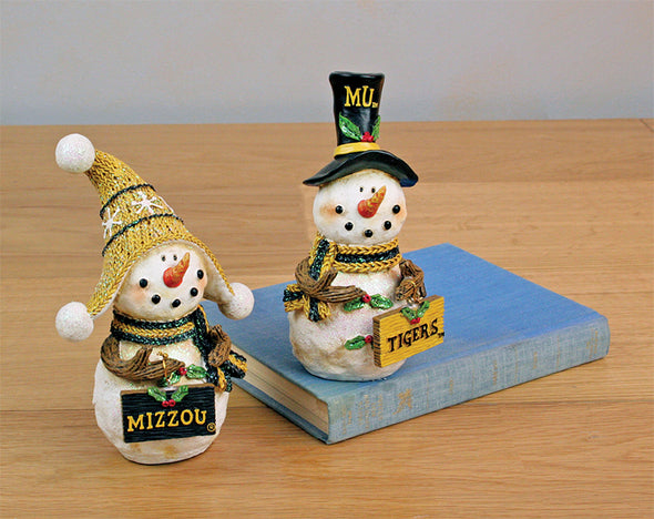 Mizzou Assorted Snowman Resin Figurine