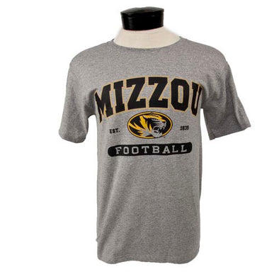 Mizzou Football Short Sleeve Crew Neck T-Shirt