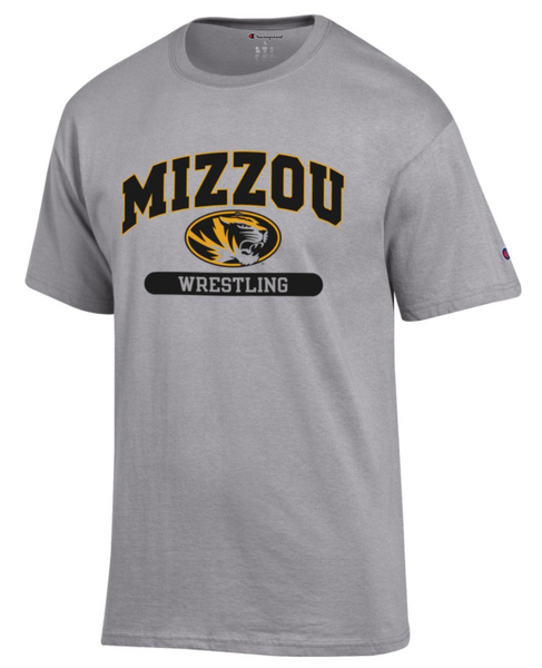 Mizzou Tigers Champion® Wrestling Grey Crew Neck T-Shirt – Tiger