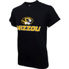 Mizzou Oval Tiger Head Black Crew Neck T-Shirt