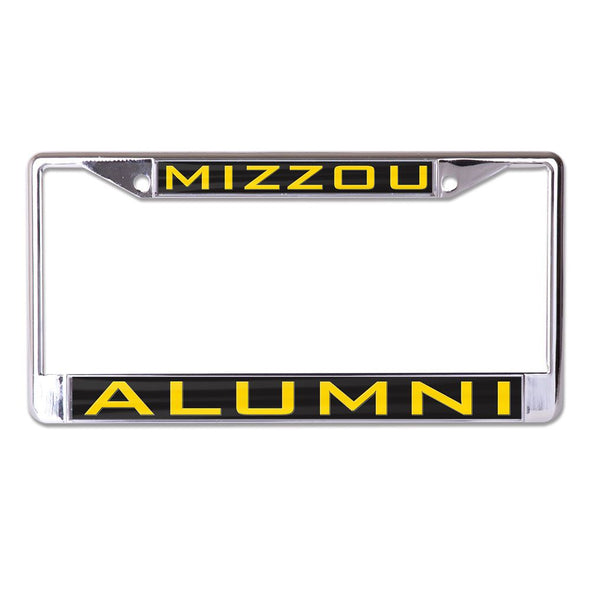 Mizzou Alumni Gold Chrome Single License Plate Frame