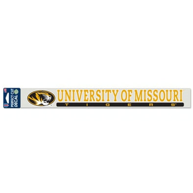 University of Missouri Oval Tiger Head Long Decal