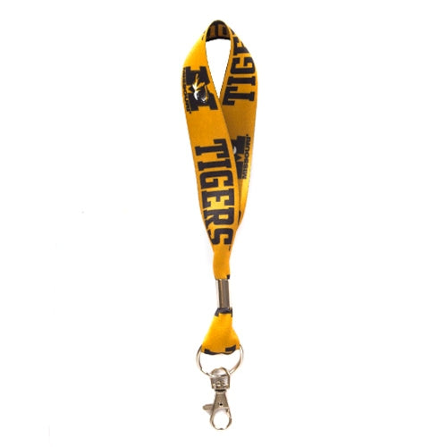 Missouri Tigers Black & Gold Key Strap Lanyard