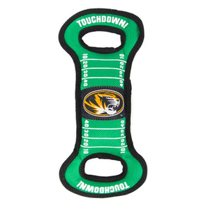 Mizzou Oval Tiger Head Football Field Pet Toy