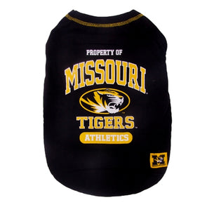 Missouri Tigers Pet Black T-Shirt