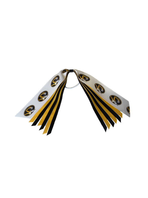 Mizzou Pony Tail Ribbons Streamer