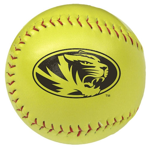 Mizzou Oval Tiger Head Softball