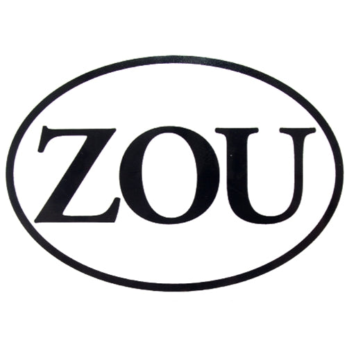 Mizzou ZOU Oval Decal