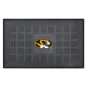 Mizzou Outdoor Door Vinyl Oval Tiger Head Black Mat