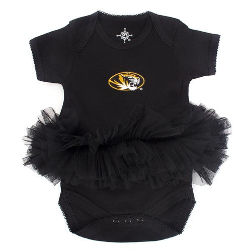 Mizzou Infant Oval Tiger Head Tutu Onesie