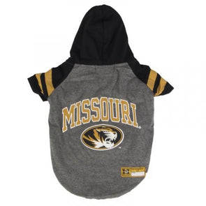 Missouri Oval Tiger Head Dog Hoodie