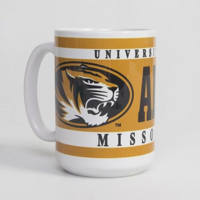 Mizzou Alumni White & Gold Ceramic Mug