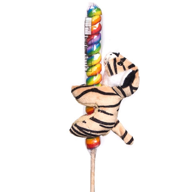 Mini Plush Tiger with Lollipop