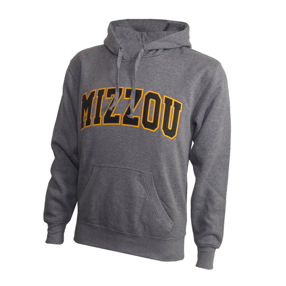 Mizzou Satin 2 Color Grey Hoodie