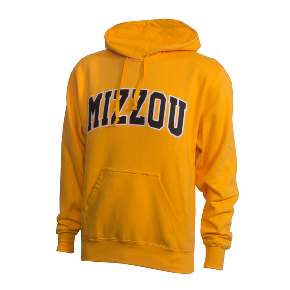 Mizzou Satin 2 Color Gold Hoodie