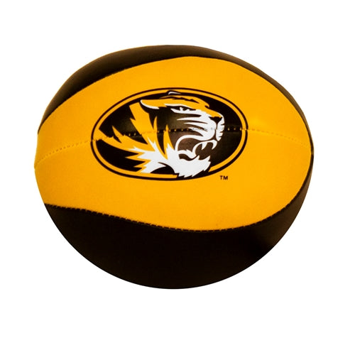 Mizzou Basketball Mini Softee 4" Black and Gold Basketball