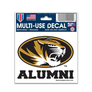 Mizzou Alumni Oval Tiger Head Decal