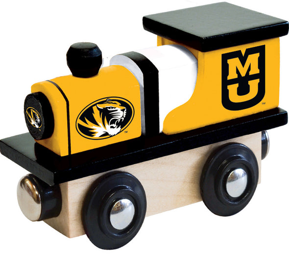 Mizzou Wooden Oval Tiger Head Toy Train