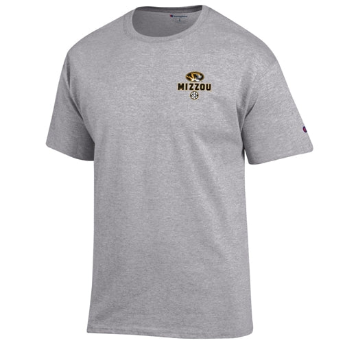 Mizzou SEC All Teams Grey Crew Neck T-Shirt