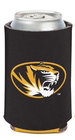 Mizzou Tigers Collapsible Dual Color Oval Tiger Head Can Holders