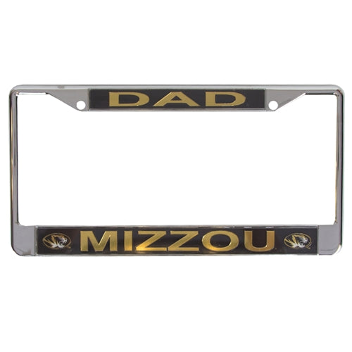 Mizzou Dad License Plate Frame
