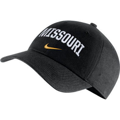 Mizzou Nike® 2022 Missouri Arch Black Adjustable Hat