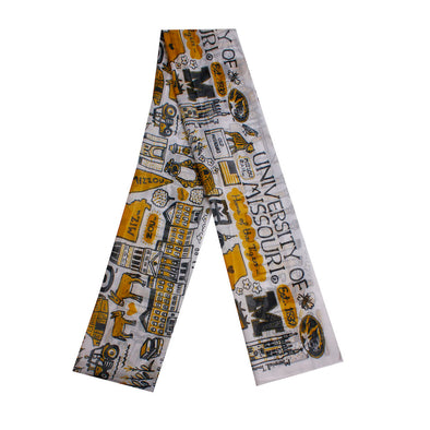 Mizzou Julia Gash Assorted Logo's Scarf