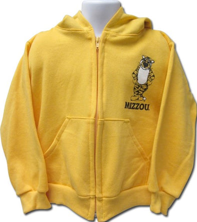 Mizzou Infant Full Zip Gold Truman Hoodie