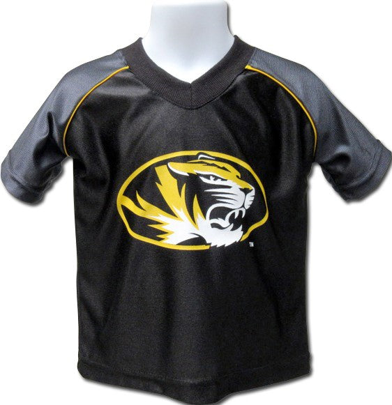 Mizzou Oval Tiger Head Youth Replica Football Jersey